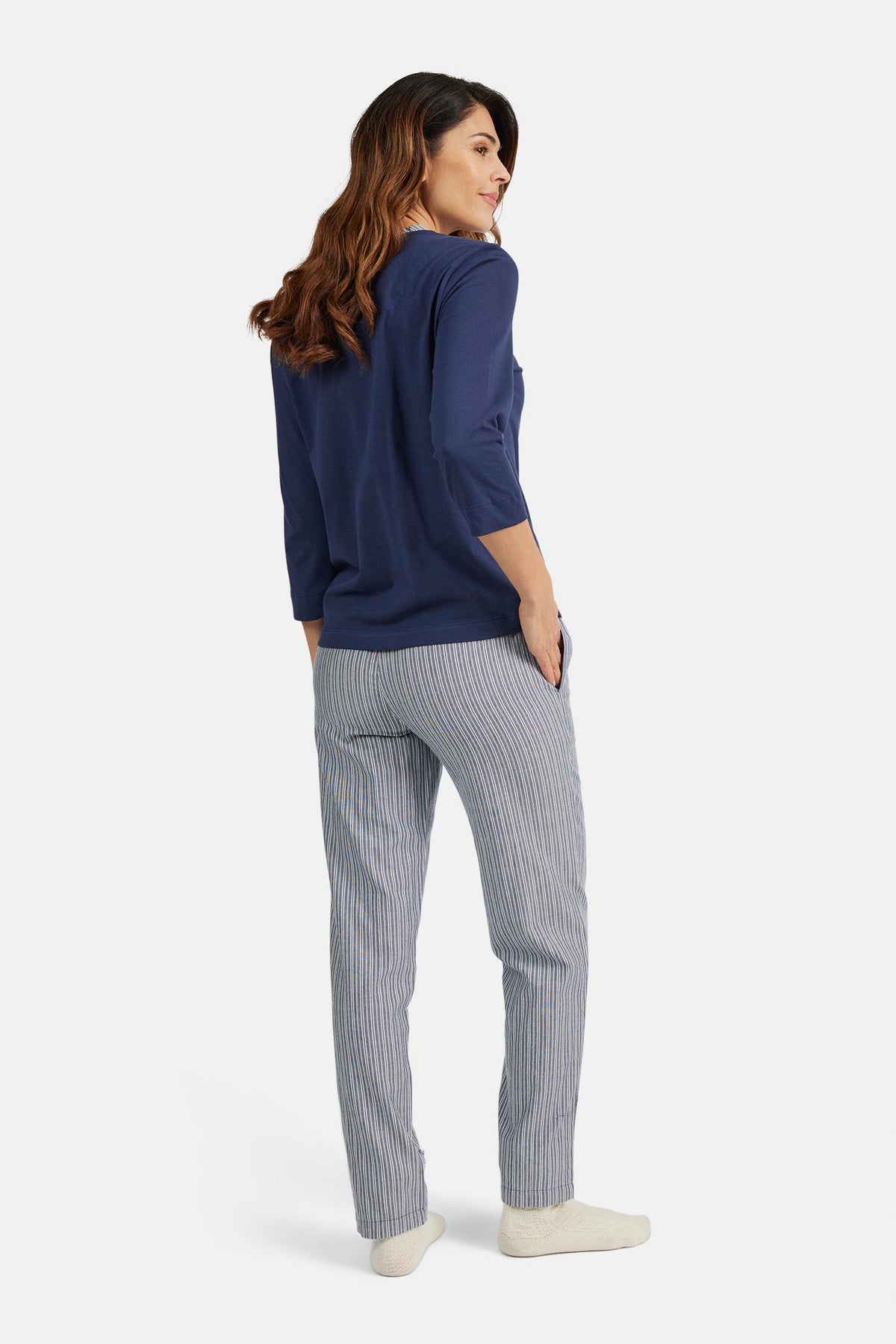 Pyjamas - Navy - Stribet