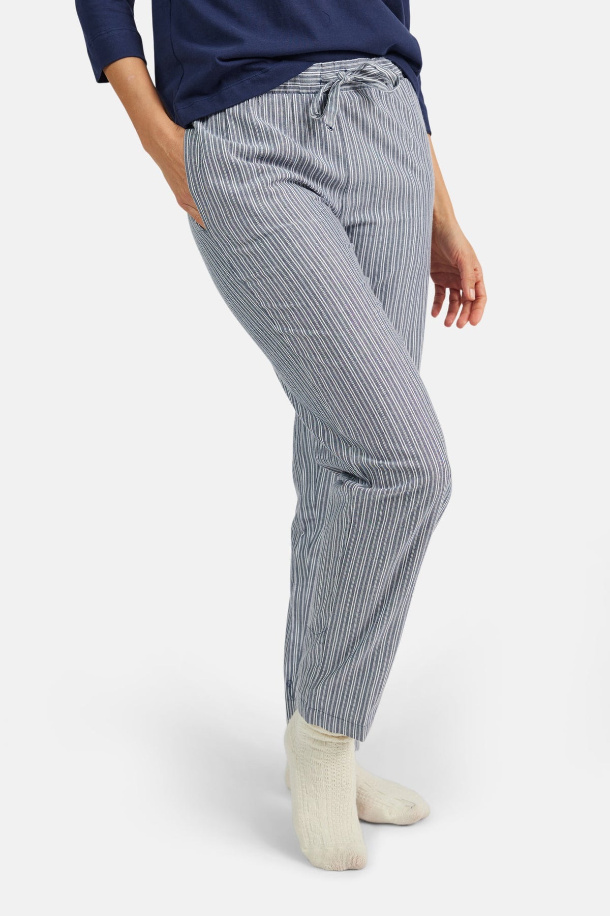 Pyjamas - Navy - Stribet