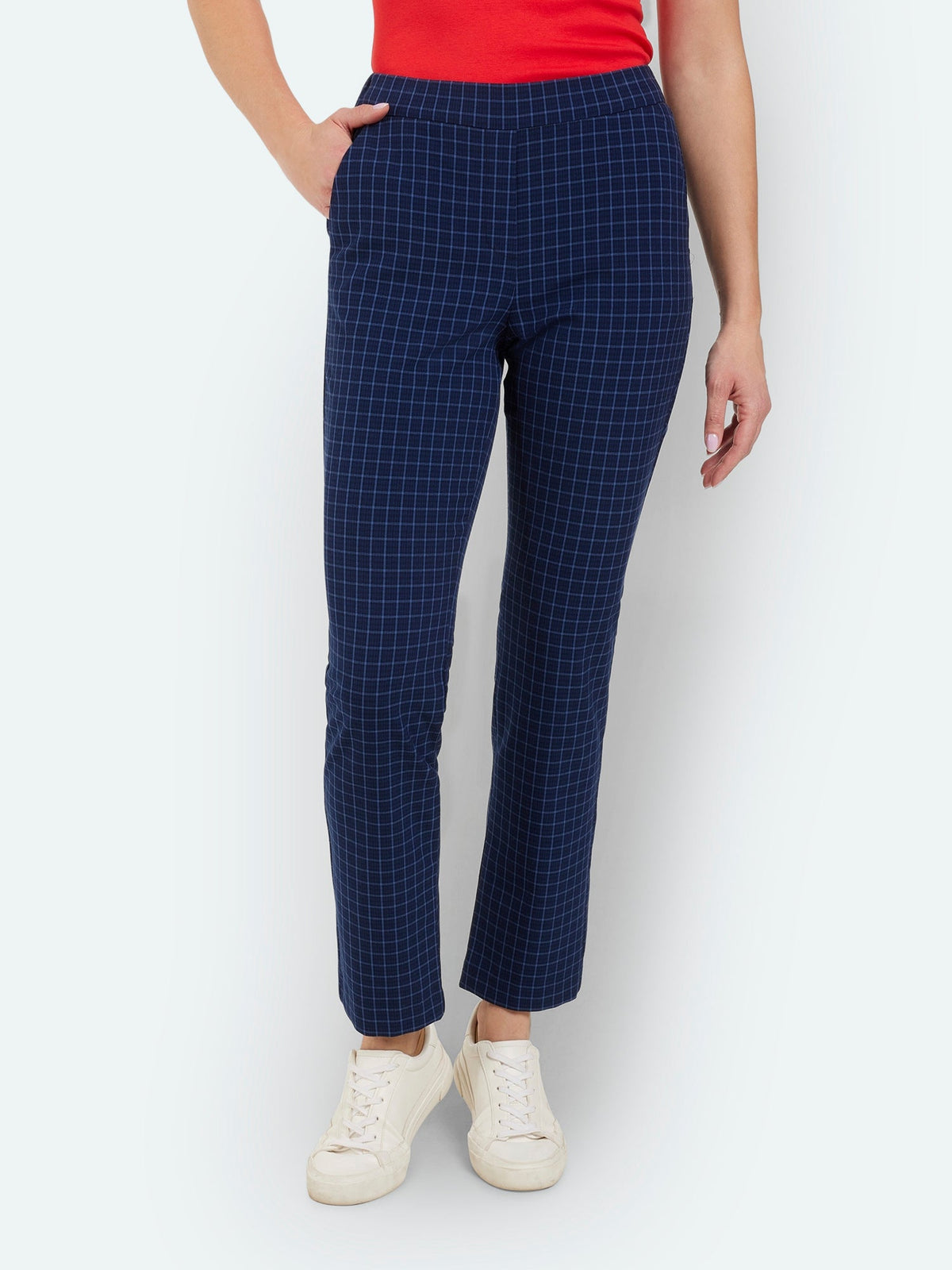 Sofie Bukser - Navy - Straight Fit