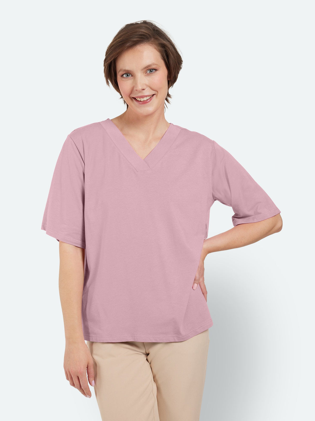 T-shirt - Bleget Pink