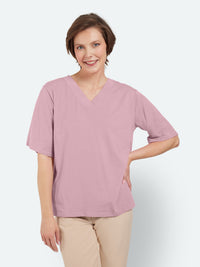T-shirt - Bleget Pink