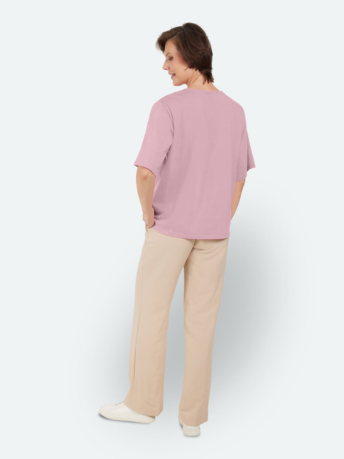 T-shirt - Bleget Pink