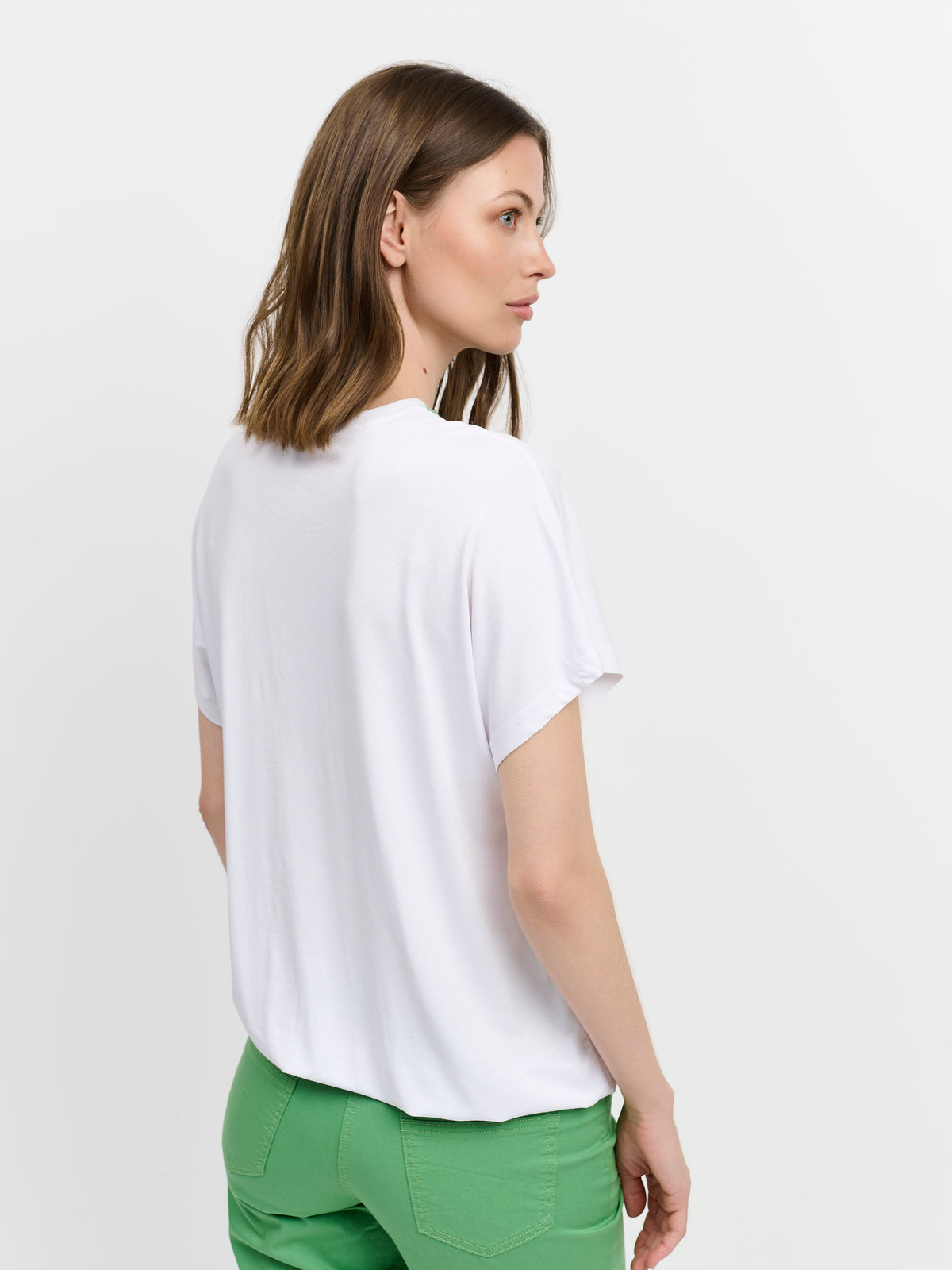 T-shirt - Grøn Mix - Mønstret