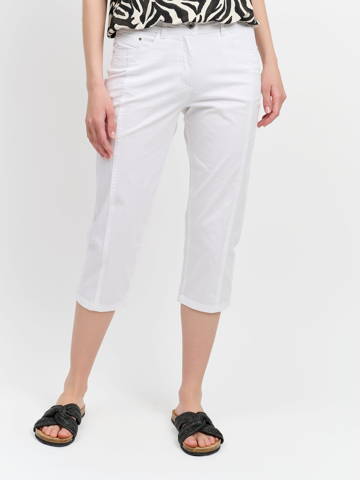 Victoria Capri Bukser - Hvid