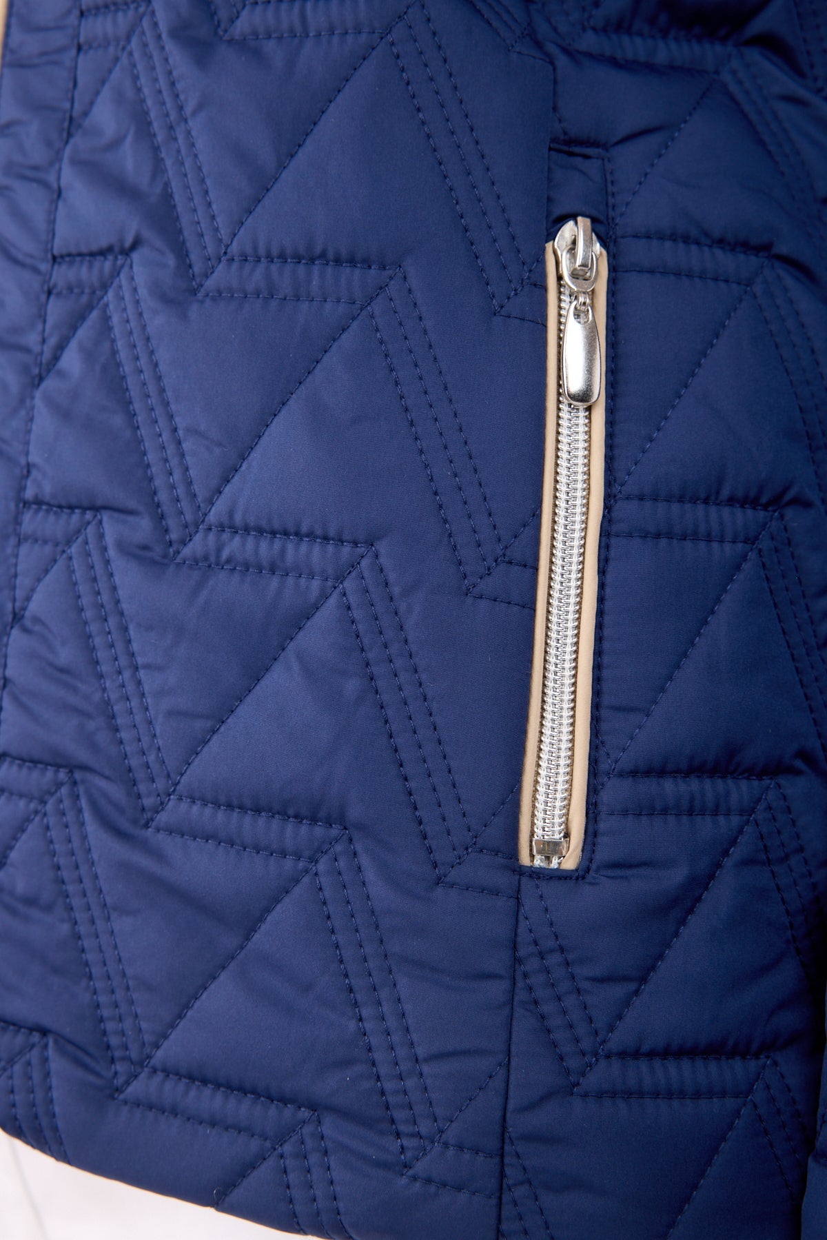 Jakke - Navy - Lynlåslommer