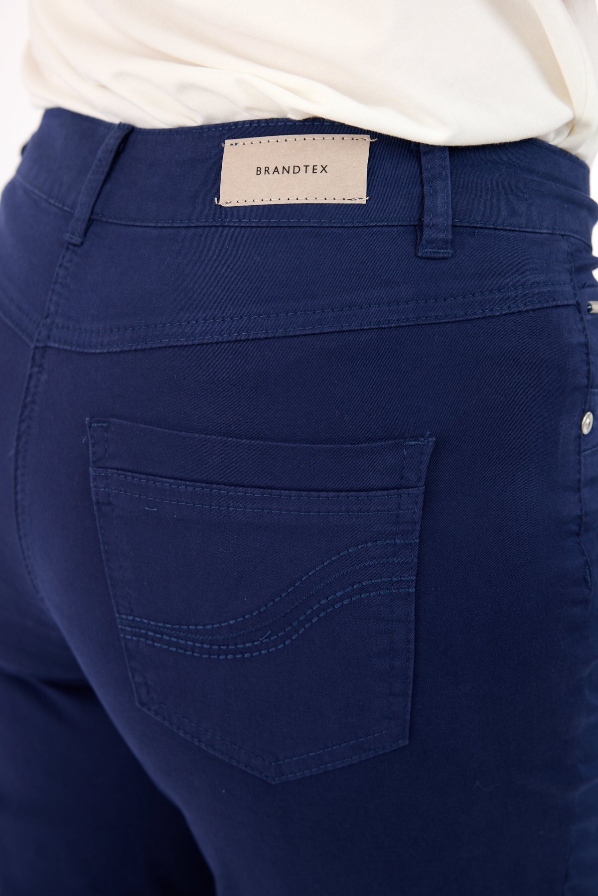 Capri Bukser - Navy - Bæltestropper