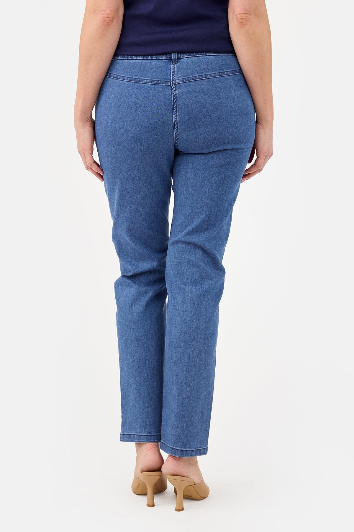 Sofie Bukser - Blå Denim - Straight Fit