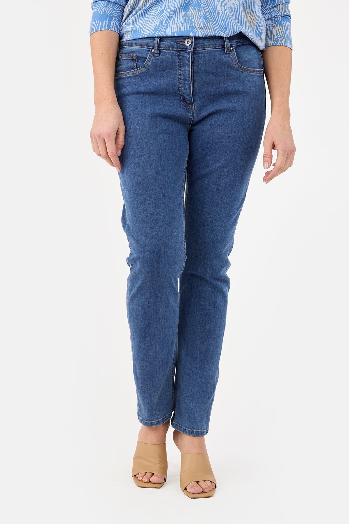Elisabeth Jeans - Blå - Curvy Fit