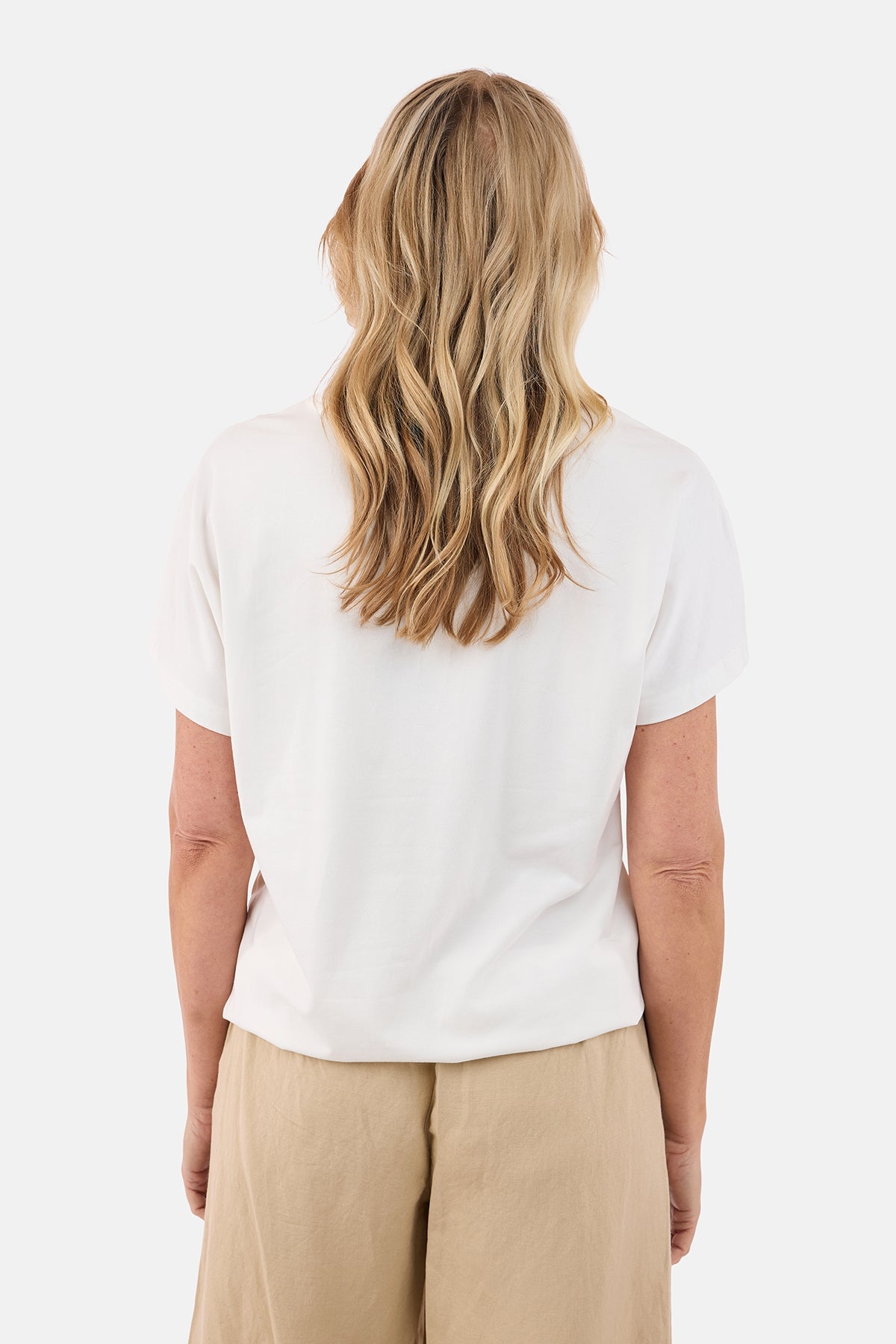 Kortærmet T-shirt - Hvid - Med Print