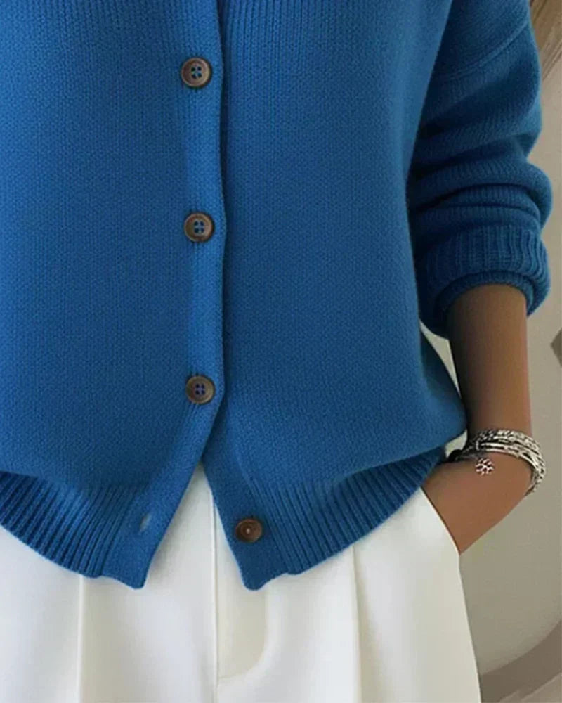 Maja | Kort cardigan med krave