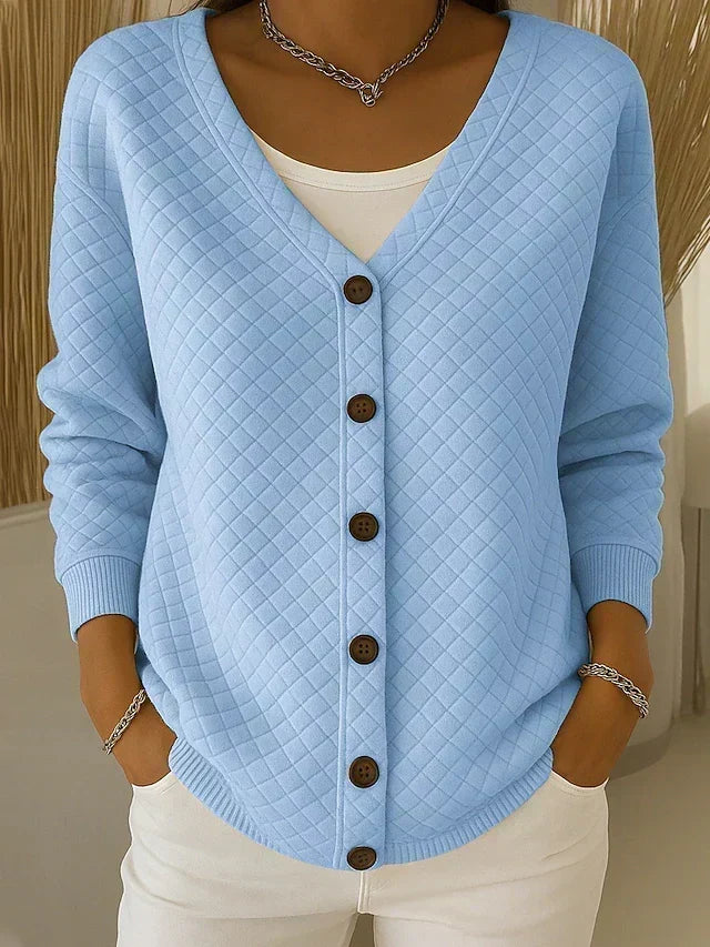 Mira | Quiltet cardigan med knapper