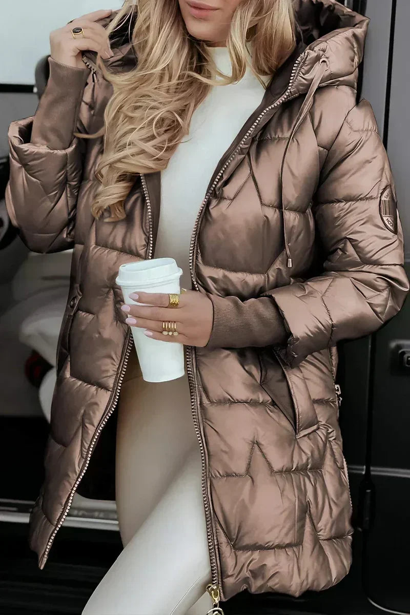 Xalviere | Mila Winterjacke mit Kapuze für Damen