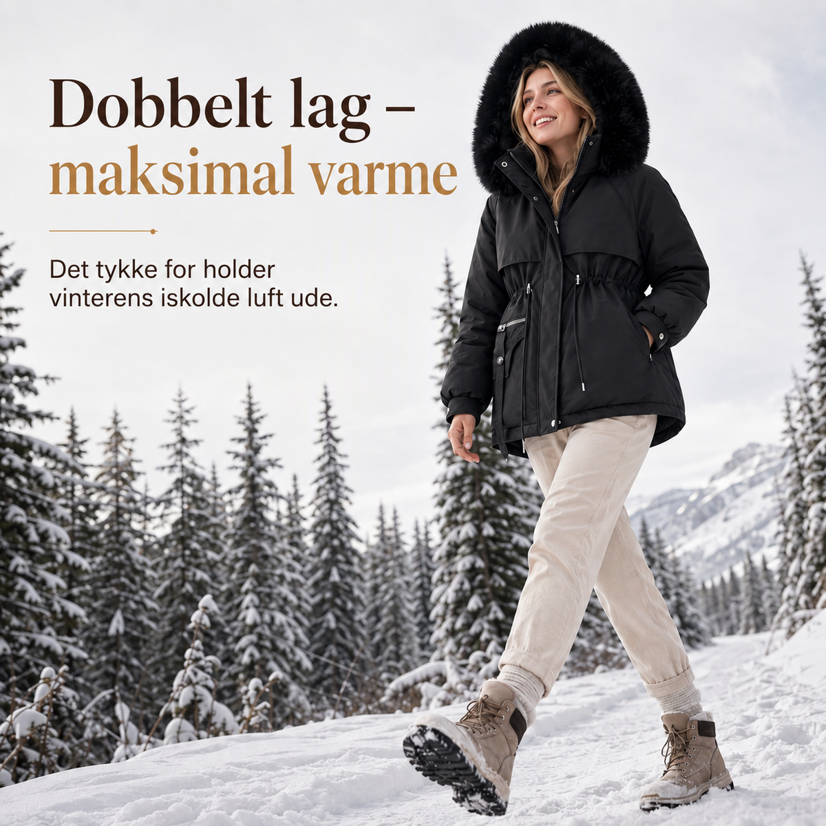 Dobbelt lag – maksimal varme
