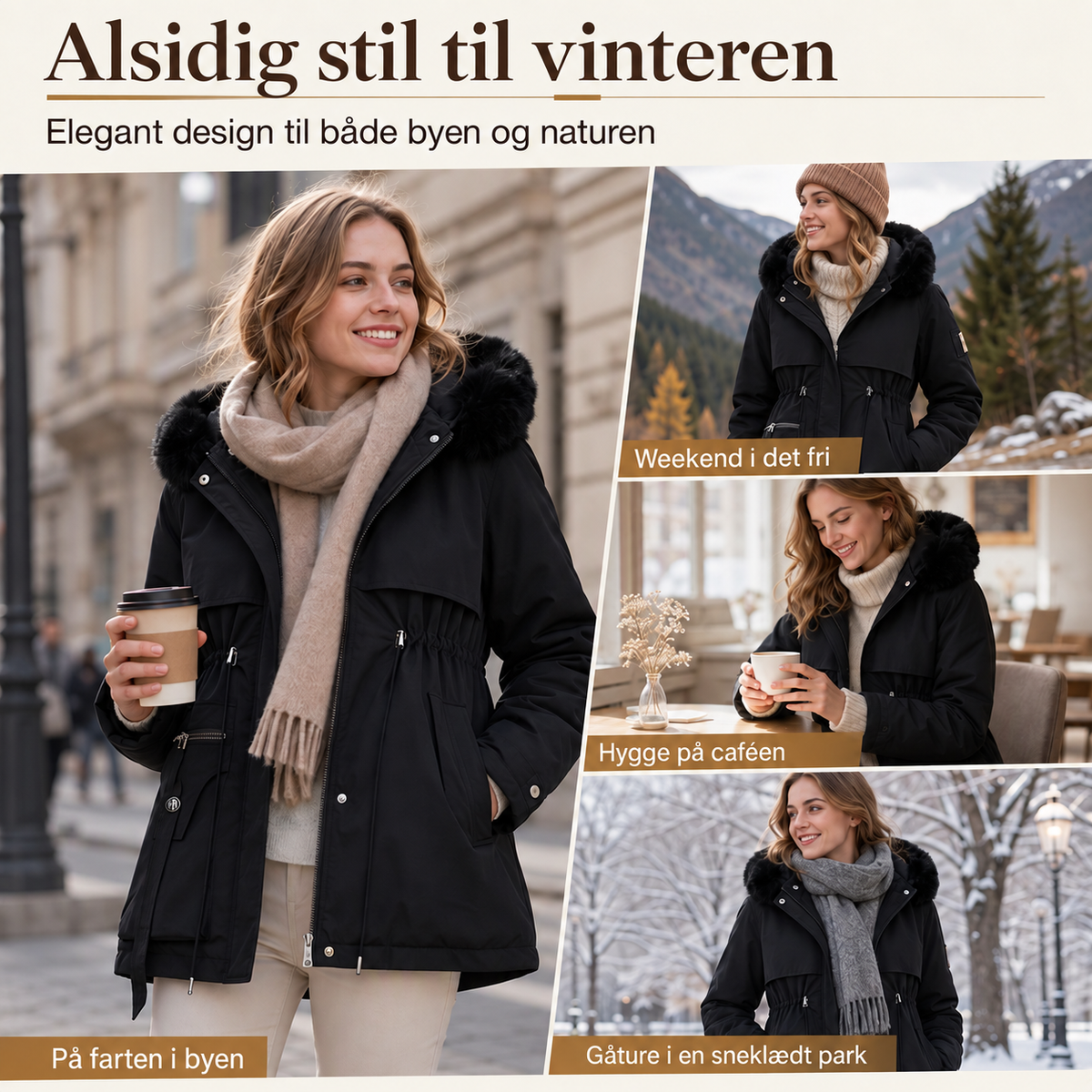 Alsidig stil til vinteren