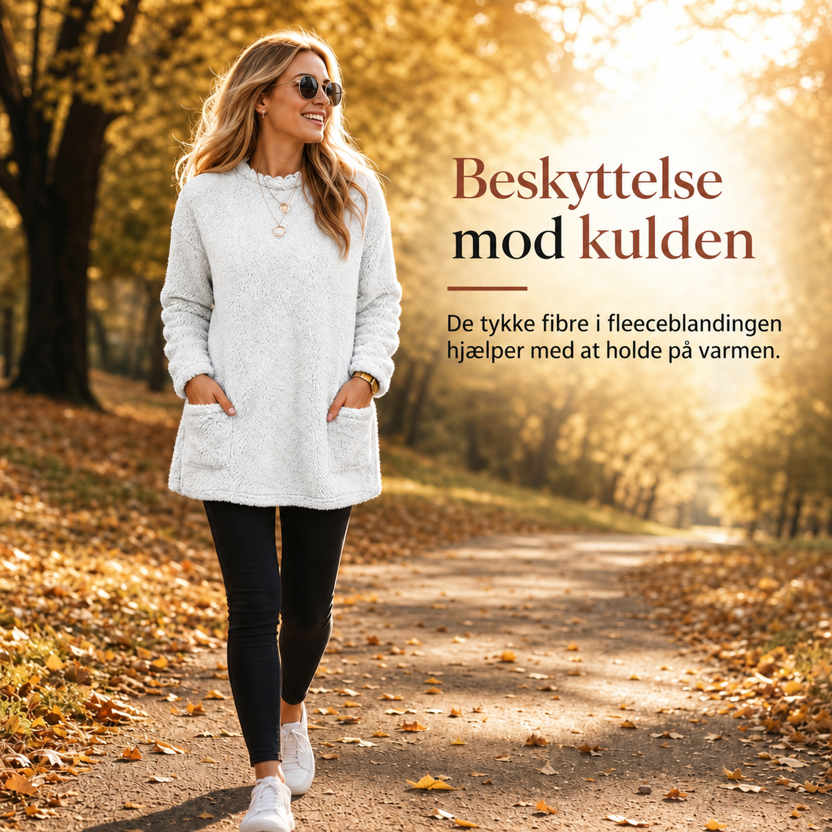 Varm damebluse – Beskyttelse mod kulden