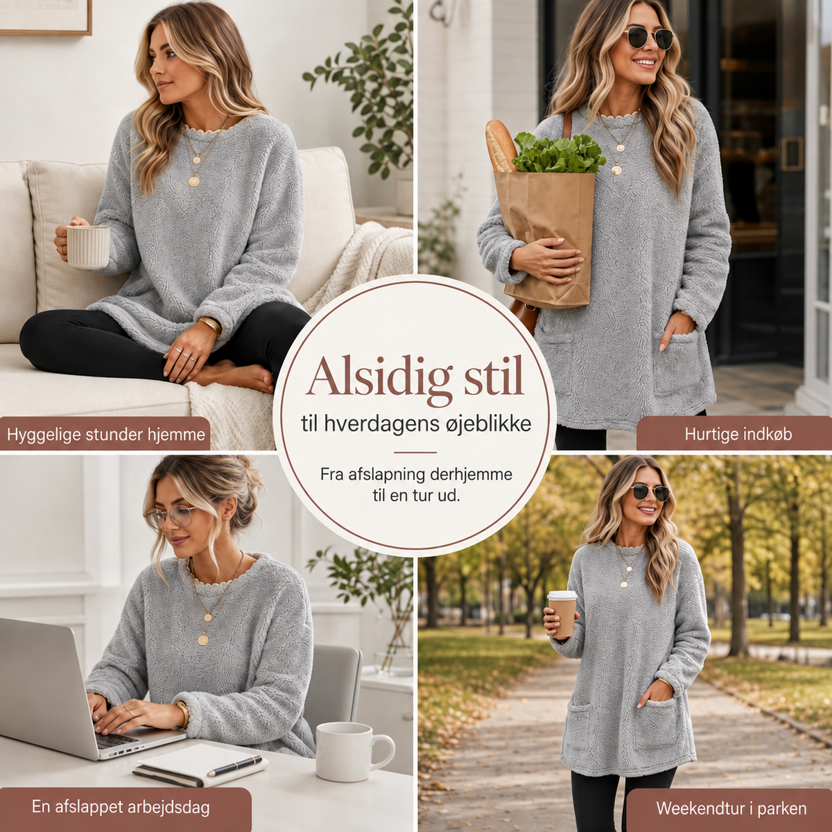 Varm damebluse – Alsidig stil til hverdagen